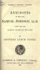 Anecdotes of the Late Samuel Johnson, LL.D. During the Last Twenty Years of His Life by Hester Thrale, was first published 26 March 1786