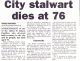 Obituary published in Herts Advertiser